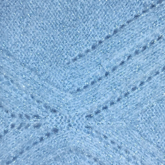 Talbots Knit Sweater blue sparkly size extra small - Picture 4 of 7